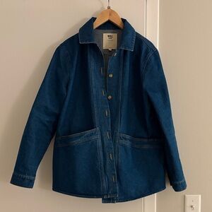 Sézane Blue Denim Will Jacket size M